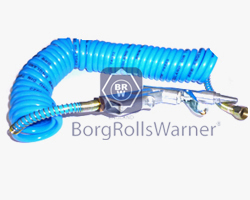 air hose with gun blue (big pin) image