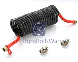 air brake coil black red plastic m16x1.5 image